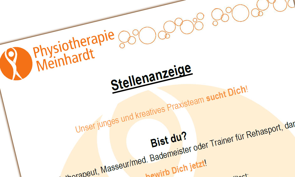 Stellenanzeige